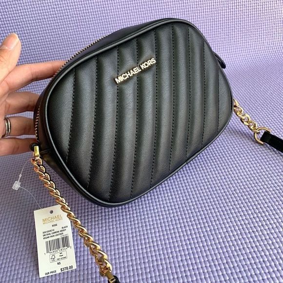 Michael Kors Handbags - Michael Kors Small Oval Camera Crossbody Bag